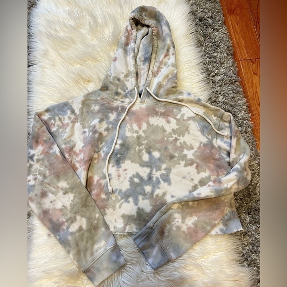 Tie dye cropped hoodie - Picture 1 of 1